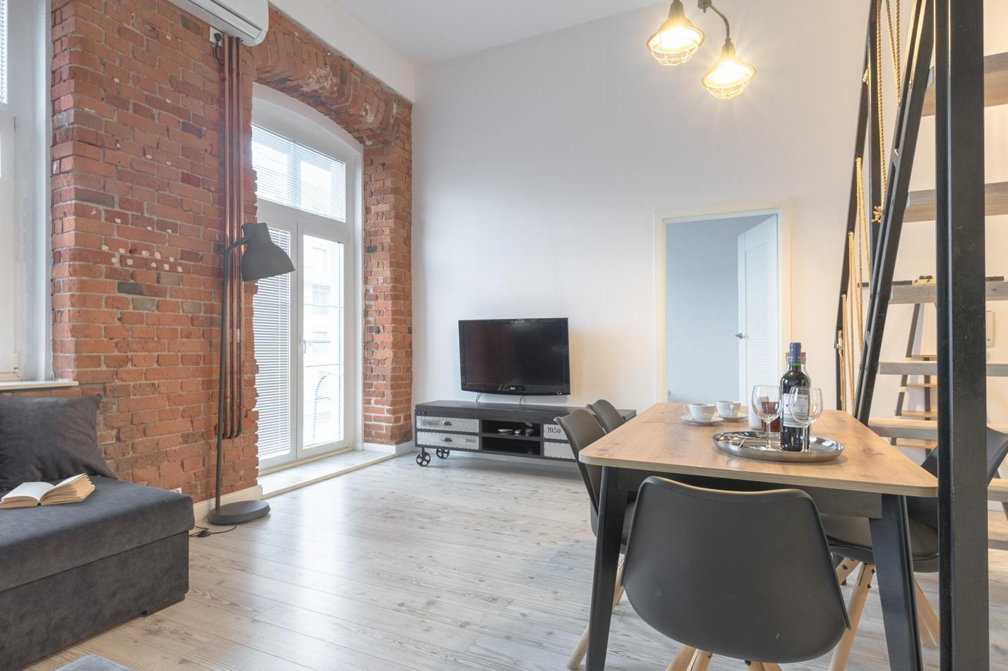 Apartament Z Antresola Nowa Papiernia Вроцлав Экстерьер фото